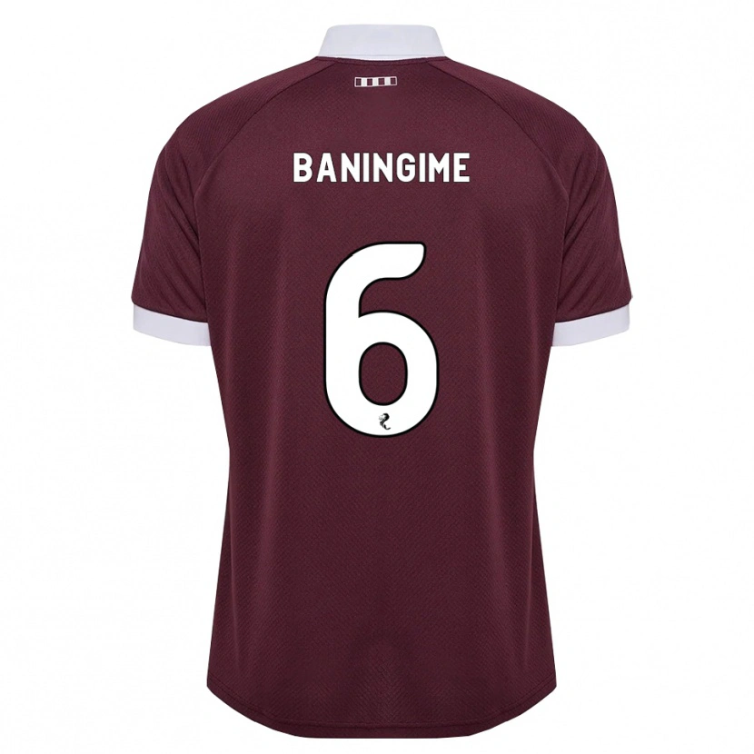 Danxen Pánské Beni Baningime #6 Purpurová Bílá Domů Hráčské Dresy 2026/27 Dres