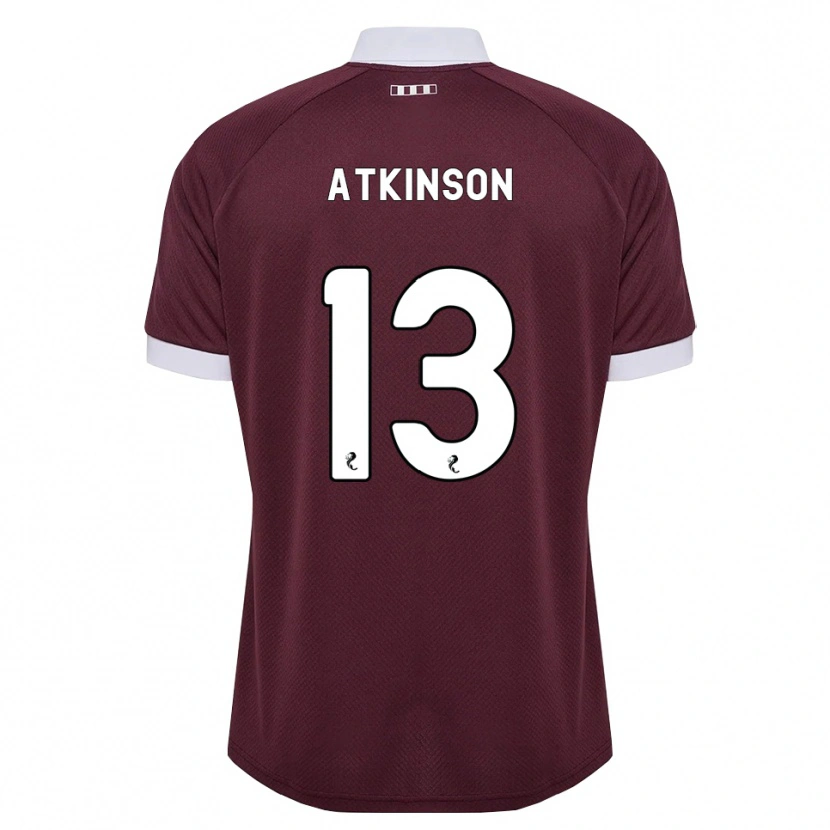 Danxen Pánské Nathaniel Atkinson #13 Purpurová Bílá Domů Hráčské Dresy 2026/27 Dres