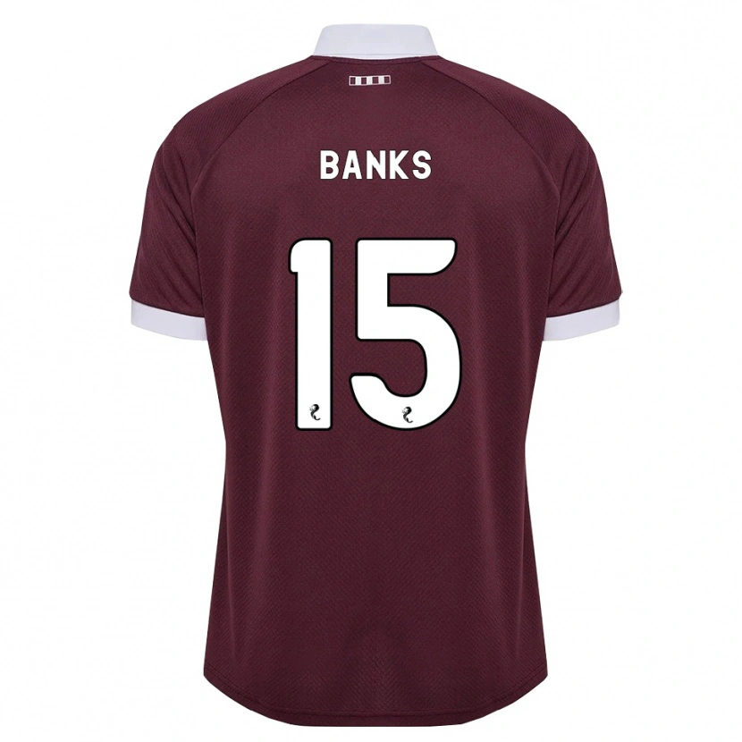 Danxen Pánské Euan Banks #15 Purpurová Bílá Domů Hráčské Dresy 2026/27 Dres