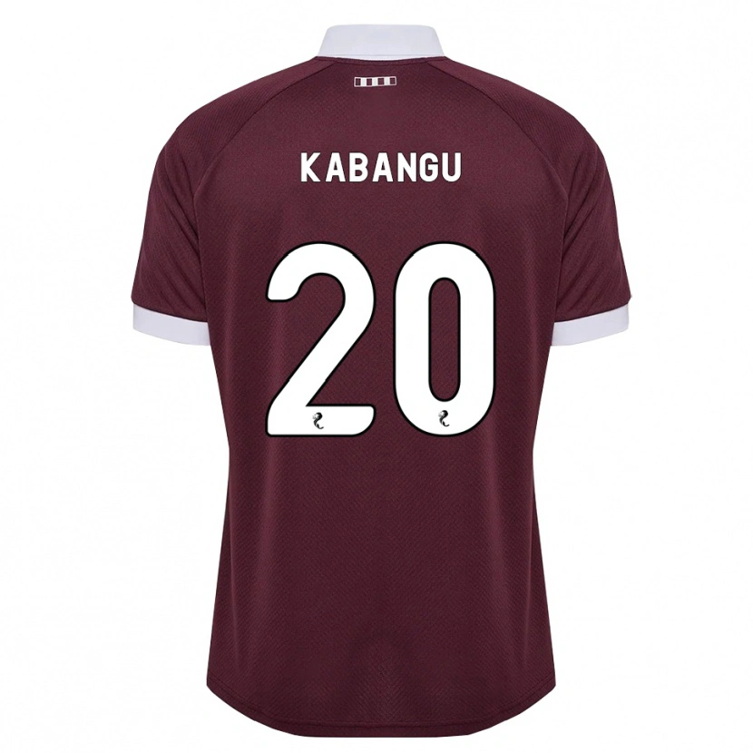 Danxen Pánské Elton Kabangu #20 Purpurová Bílá Domů Hráčské Dresy 2026/27 Dres