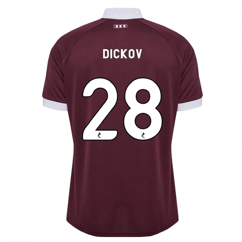 Danxen Pánské Sam Dickov #28 Purpurová Bílá Domů Hráčské Dresy 2026/27 Dres