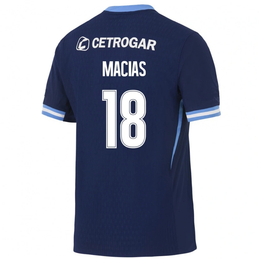 Danxen Pánské Fausto Macias #18 Královsky Modrá Světle Modrá Bílá Daleko Hráčské Dresy 2026/27 Dres