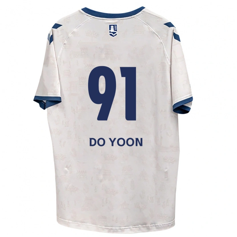 Danxen Pánské Do-Yoon Kim #91 Královsky Modrá Bílá Daleko Hráčské Dresy 2026/27 Dres