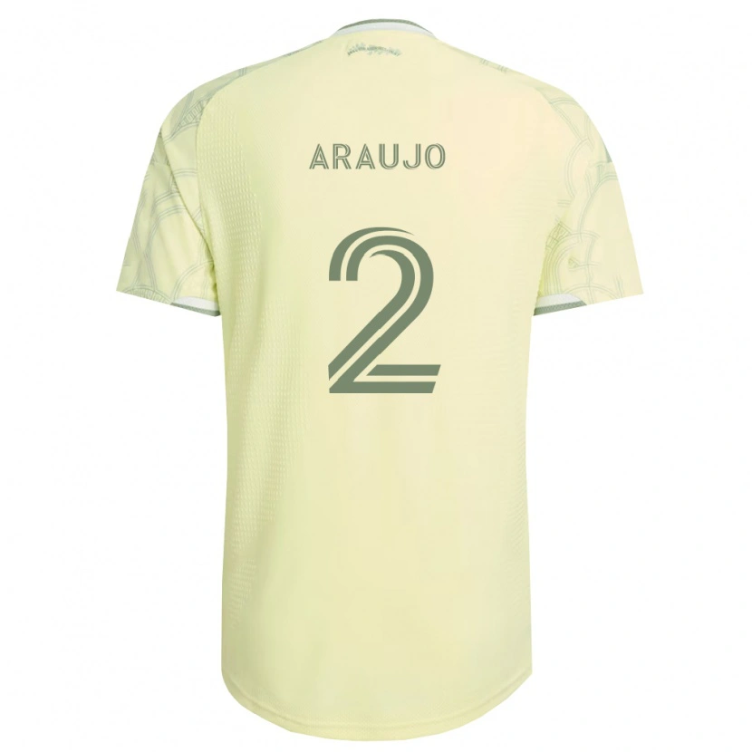 Danxen Pánské Miguel Araujo #2 Béžová Bílá Daleko Hráčské Dresy 2026/27 Dres