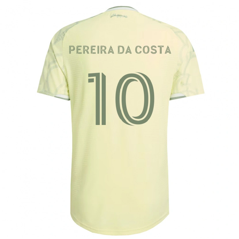 Danxen Pánské David Da Costa #10 Béžová Bílá Daleko Hráčské Dresy 2026/27 Dres
