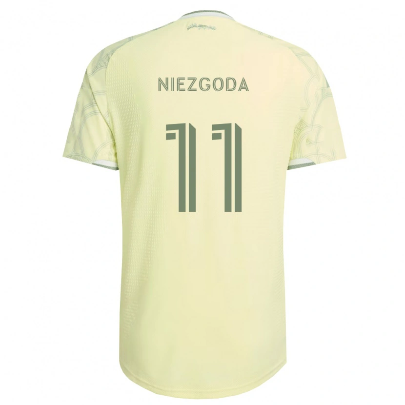 Danxen Pánské Jaroslaw Niezgoda #11 Béžová Bílá Daleko Hráčské Dresy 2026/27 Dres