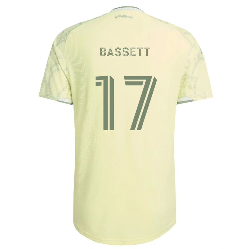 Danxen Pánské Cole Bassett #17 Béžová Bílá Daleko Hráčské Dresy 2026/27 Dres