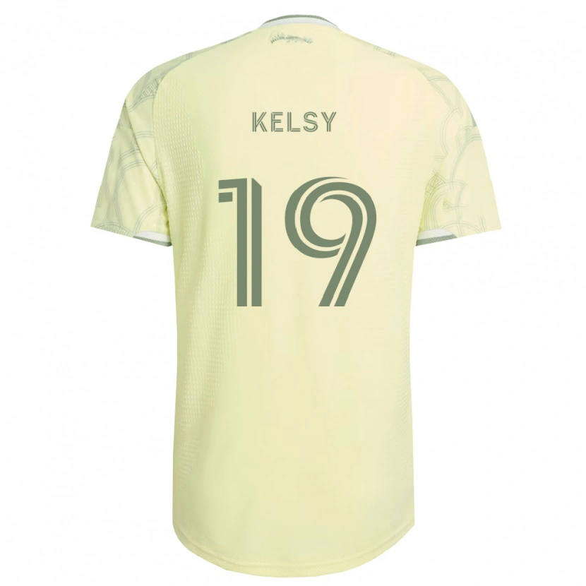 Danxen Pánské Kevin Kelsy #19 Béžová Bílá Daleko Hráčské Dresy 2026/27 Dres