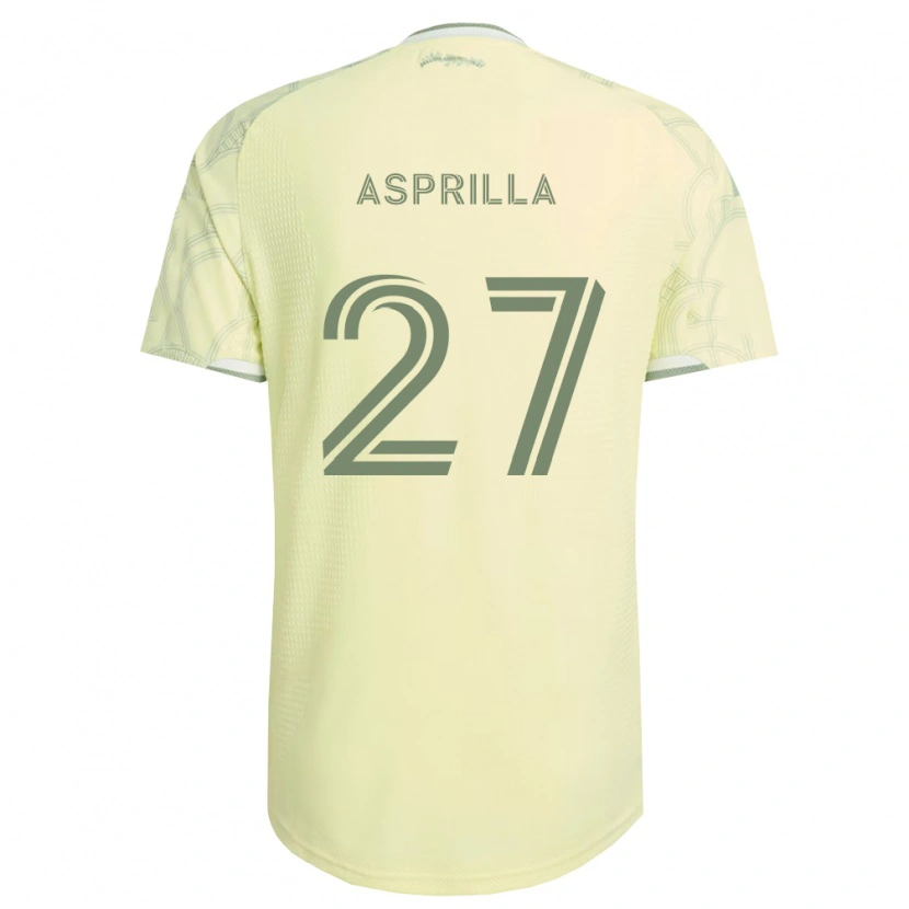 Danxen Pánské Dairon Asprilla #27 Béžová Bílá Daleko Hráčské Dresy 2026/27 Dres