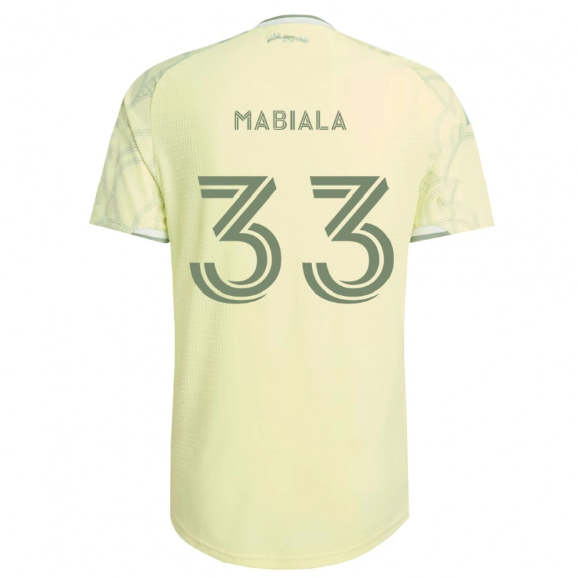Danxen Pánské Larrys Mabiala #33 Béžová Bílá Daleko Hráčské Dresy 2026/27 Dres