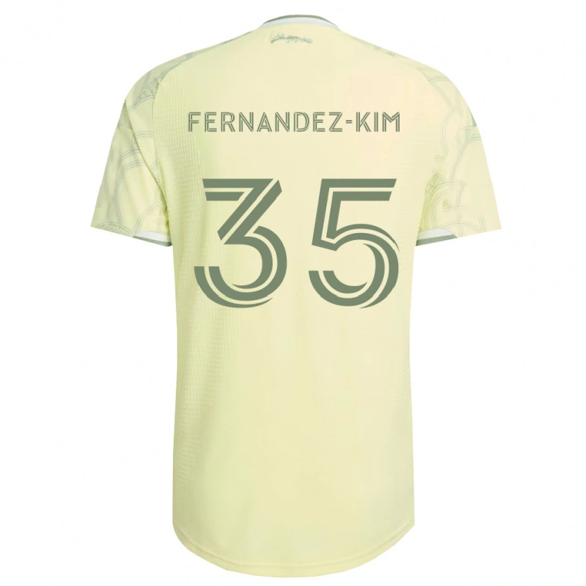 Danxen Pánské Lucas Fernandez-Kim #35 Béžová Bílá Daleko Hráčské Dresy 2026/27 Dres