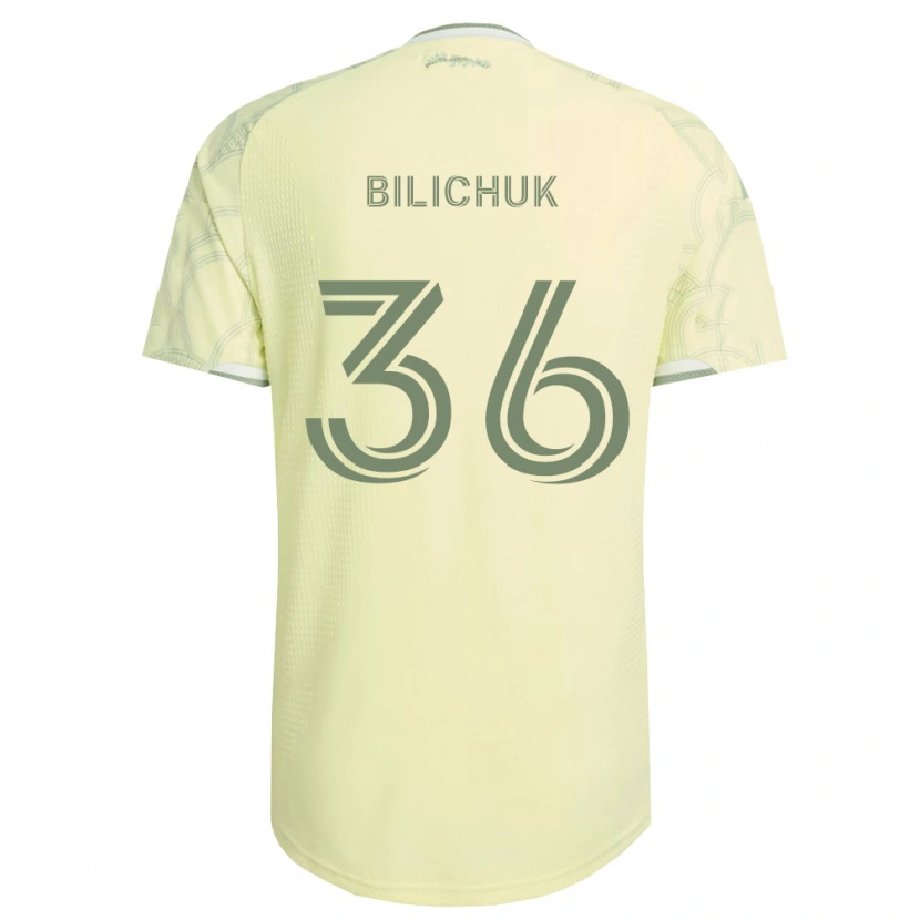 Danxen Pánské Ryan Bilichuk #36 Béžová Bílá Daleko Hráčské Dresy 2026/27 Dres