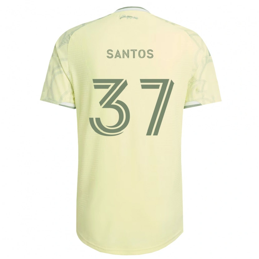 Danxen Pánské Noah Santos #37 Béžová Bílá Daleko Hráčské Dresy 2026/27 Dres
