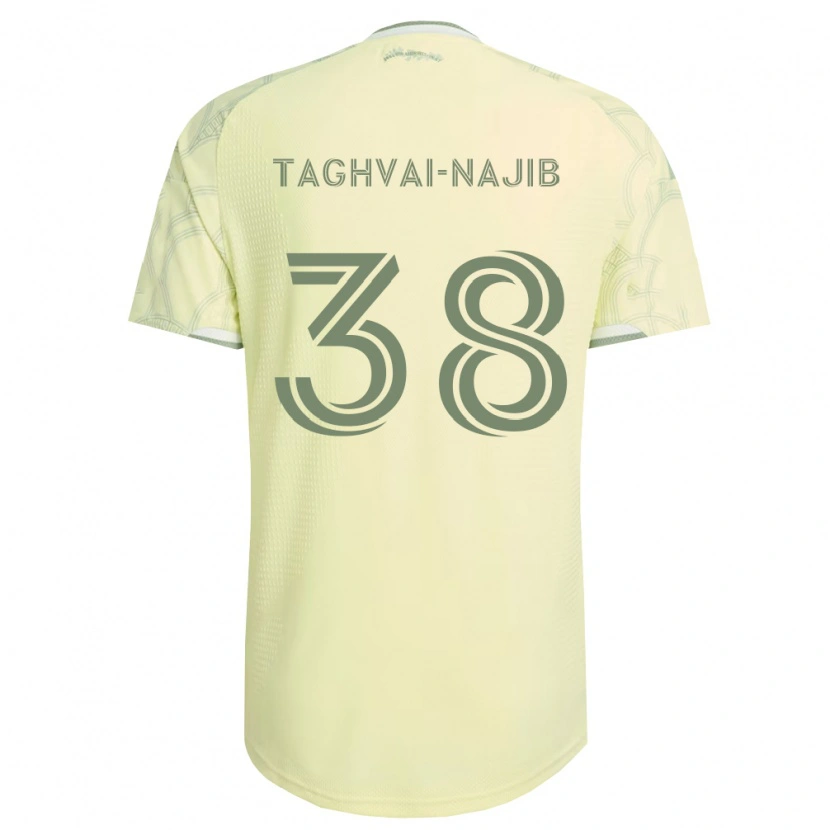 Danxen Pánské Braxton Taghvai-Najib #38 Béžová Bílá Daleko Hráčské Dresy 2026/27 Dres