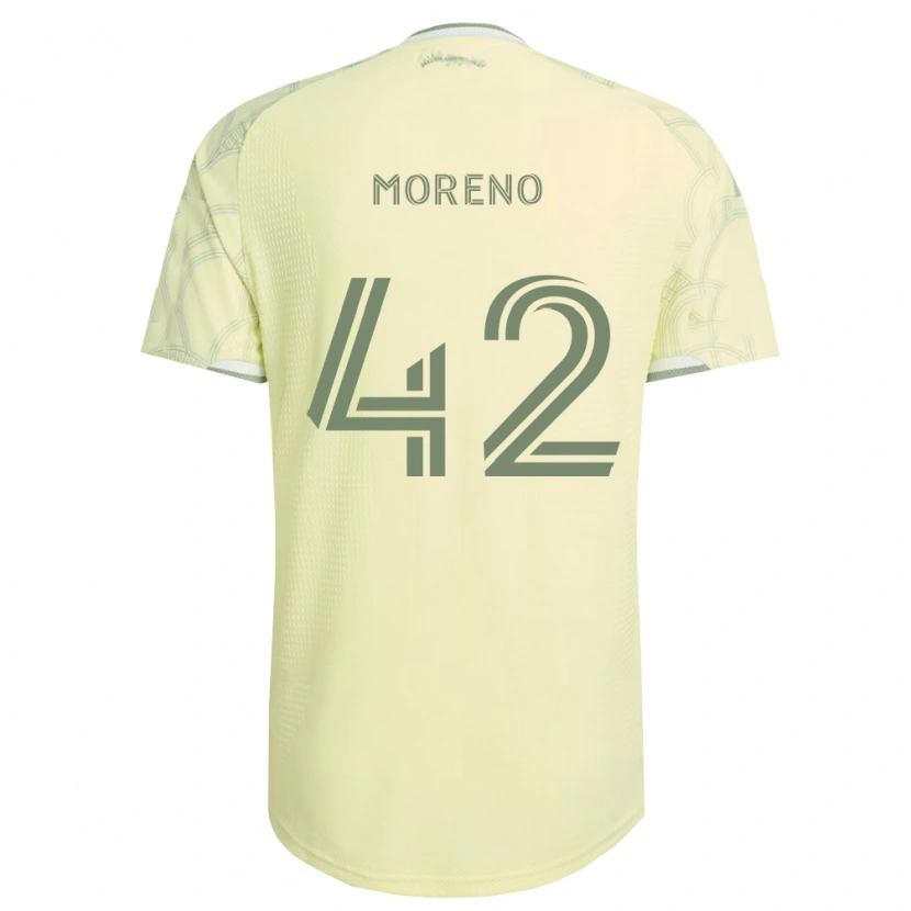 Danxen Pánské Alexis Moreno #42 Béžová Bílá Daleko Hráčské Dresy 2026/27 Dres