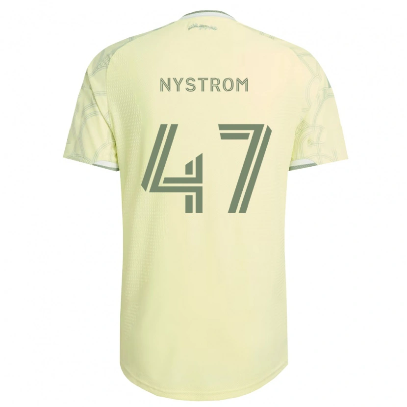 Danxen Pánské Maximo Nystrom #47 Béžová Bílá Daleko Hráčské Dresy 2026/27 Dres