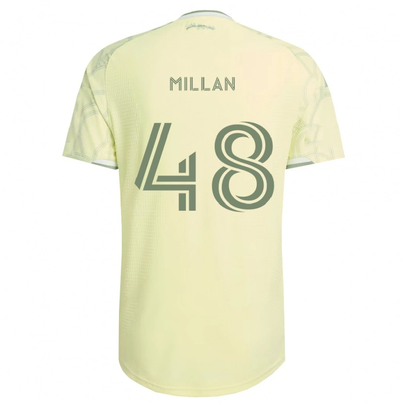 Danxen Pánské Marco Millan #48 Béžová Bílá Daleko Hráčské Dresy 2026/27 Dres