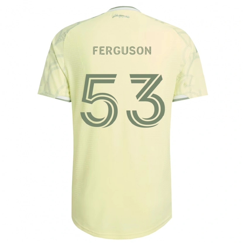 Danxen Pánské Connor Ferguson #53 Béžová Bílá Daleko Hráčské Dresy 2026/27 Dres