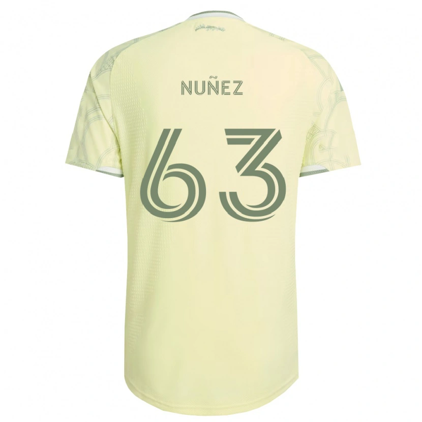 Danxen Pánské Daniel Núñez #63 Béžová Bílá Daleko Hráčské Dresy 2026/27 Dres
