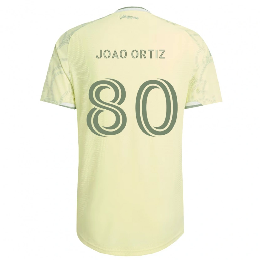 Danxen Pánské Joao Ortiz #80 Béžová Bílá Daleko Hráčské Dresy 2026/27 Dres