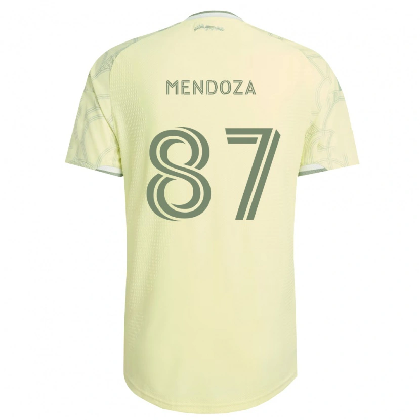 Danxen Pánské Christian Mendoza #87 Béžová Bílá Daleko Hráčské Dresy 2026/27 Dres