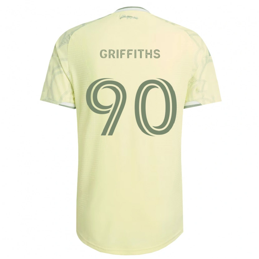 Danxen Pánské Reo Griffiths #90 Béžová Bílá Daleko Hráčské Dresy 2026/27 Dres