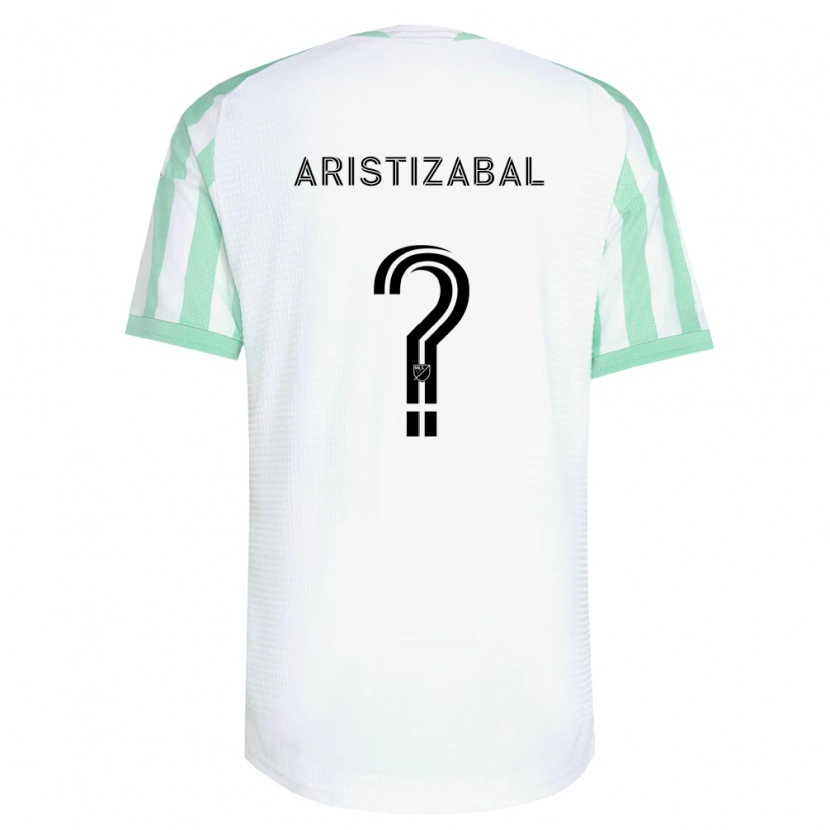 Danxen Pánské Nicolas Aristizabal #0 Světle Zelená Černá Bílá Daleko Hráčské Dresy 2026/27 Dres