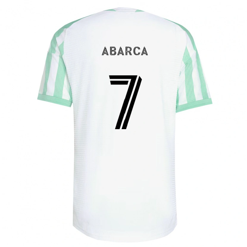 Danxen Pánské Diego Abarca #7 Světle Zelená Černá Bílá Daleko Hráčské Dresy 2026/27 Dres