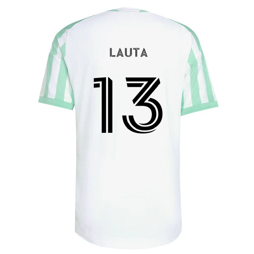Danxen Pánské Erik Lauta #13 Světle Zelená Černá Bílá Daleko Hráčské Dresy 2026/27 Dres