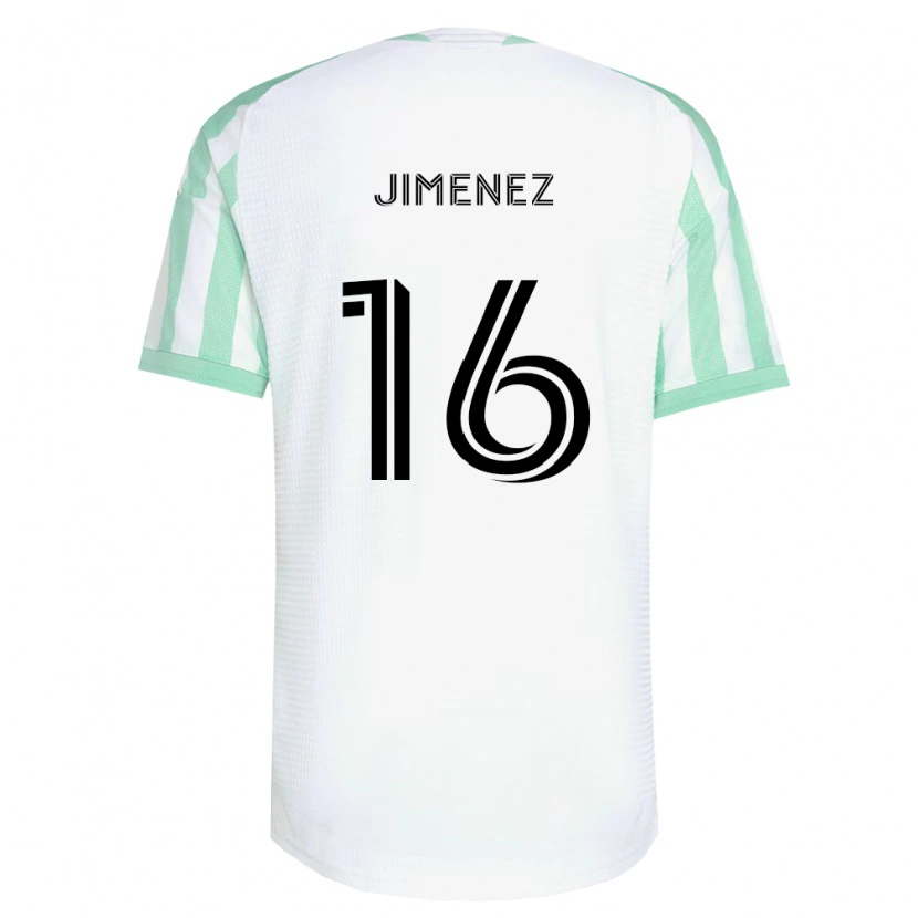Danxen Pánské Héctor Jiménez #16 Světle Zelená Černá Bílá Daleko Hráčské Dresy 2026/27 Dres
