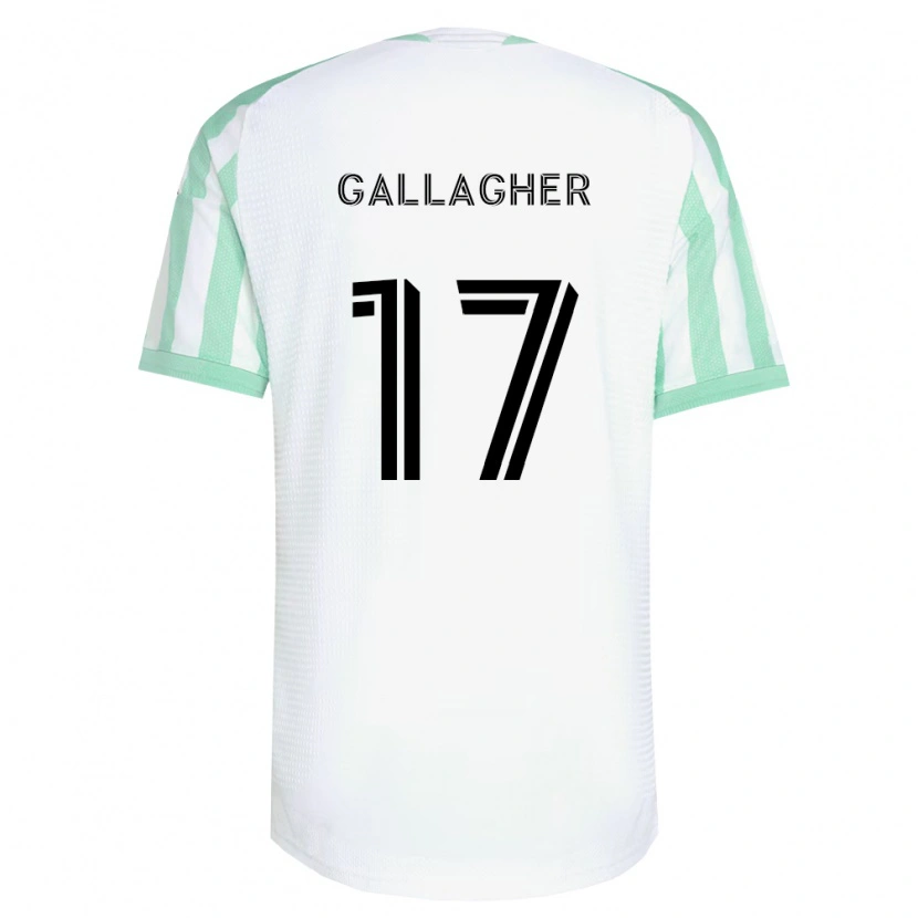 Danxen Pánské Jon Gallagher #17 Světle Zelená Černá Bílá Daleko Hráčské Dresy 2026/27 Dres