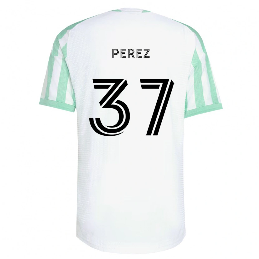 Danxen Pánské Damion Perez #37 Světle Zelená Černá Bílá Daleko Hráčské Dresy 2026/27 Dres