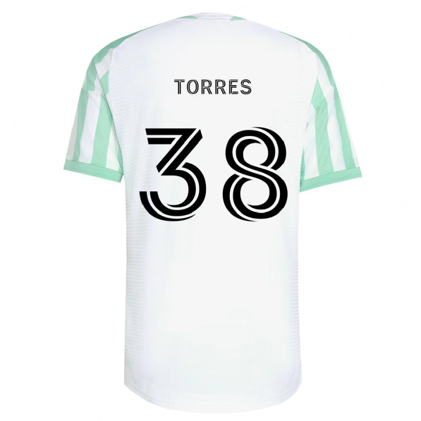 Danxen Pánské Ervin Torres #38 Světle Zelená Černá Bílá Daleko Hráčské Dresy 2026/27 Dres