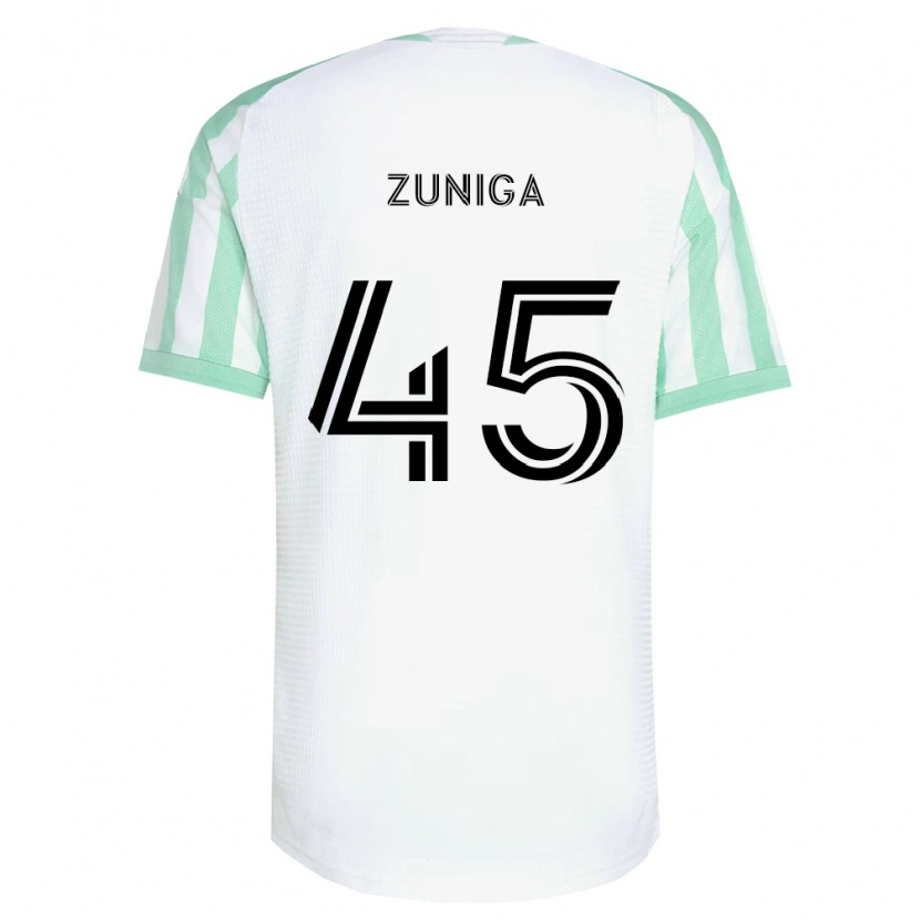 Danxen Pánské Abner Zuñiga #45 Světle Zelená Černá Bílá Daleko Hráčské Dresy 2026/27 Dres