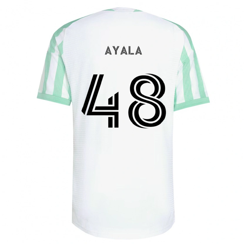 Danxen Pánské Christian Ayala #48 Světle Zelená Černá Bílá Daleko Hráčské Dresy 2026/27 Dres
