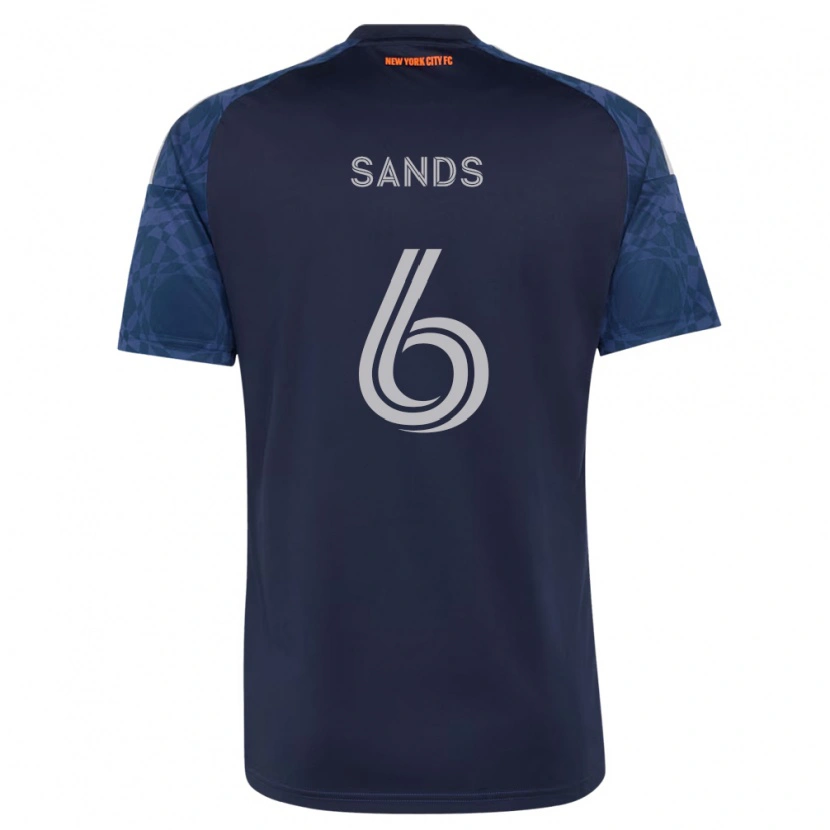 Danxen Pánské James Sands #6 Tmavě Modrá Bílá Daleko Hráčské Dresy 2026/27 Dres