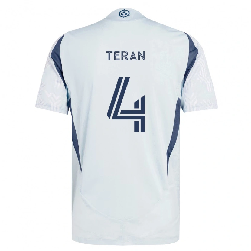 Danxen Pánské Carlos Terán #4 Modrá Šedá Bílá Daleko Hráčské Dresy 2026/27 Dres