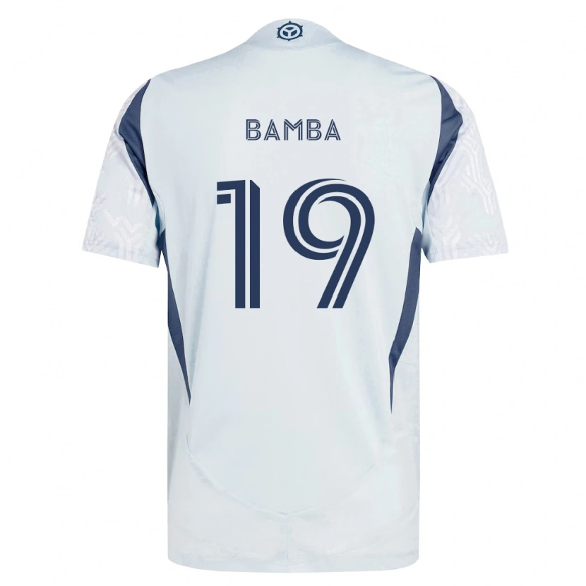 Danxen Pánské Jonathan Bamba #19 Modrá Šedá Bílá Daleko Hráčské Dresy 2026/27 Dres
