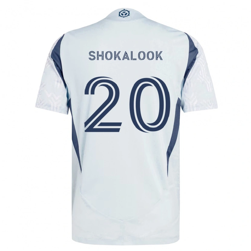Danxen Pánské Jason Shokalook #20 Modrá Šedá Bílá Daleko Hráčské Dresy 2026/27 Dres