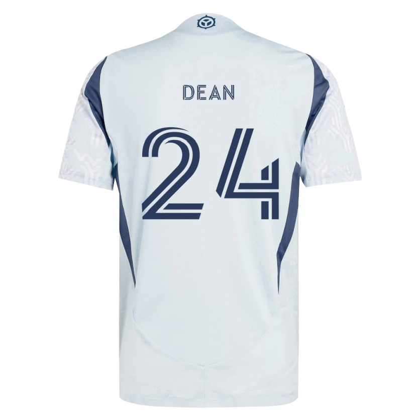 Danxen Pánské Jonathan Dean #24 Modrá Šedá Bílá Daleko Hráčské Dresy 2026/27 Dres