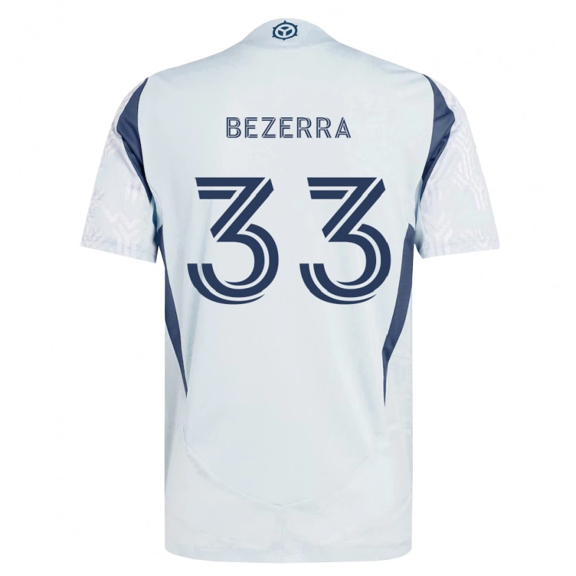 Danxen Pánské Victor Bezerra #33 Modrá Šedá Bílá Daleko Hráčské Dresy 2026/27 Dres