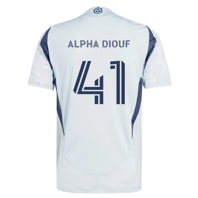 Danxen Pánské Jean Alpha Diouf #41 Modrá Šedá Bílá Daleko Hráčské Dresy 2026/27 Dres