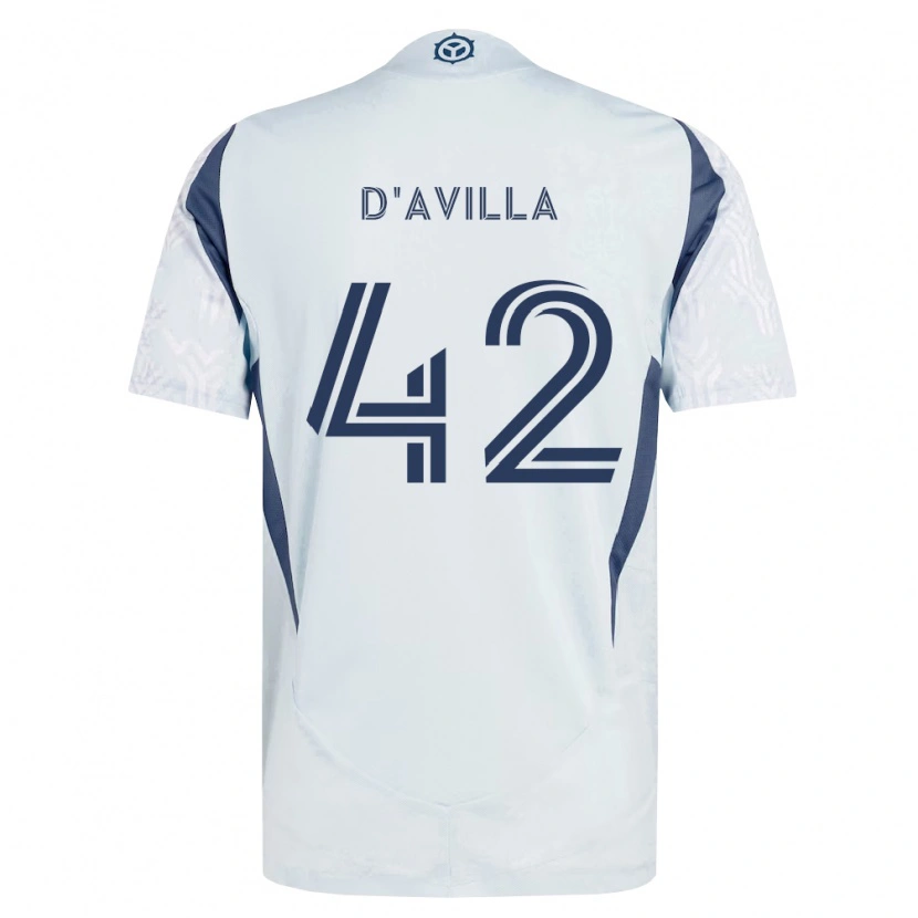 Danxen Pánské Djé D'avilla #42 Modrá Šedá Bílá Daleko Hráčské Dresy 2026/27 Dres