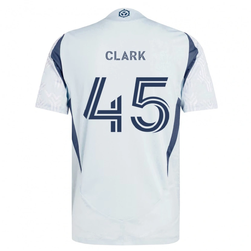 Danxen Pánské Mateo Clark #45 Modrá Šedá Bílá Daleko Hráčské Dresy 2026/27 Dres