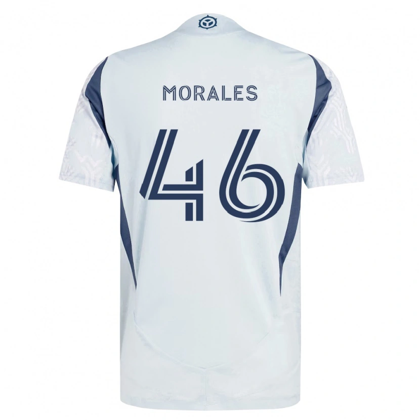 Danxen Pánské Christopher Morales #46 Modrá Šedá Bílá Daleko Hráčské Dresy 2026/27 Dres