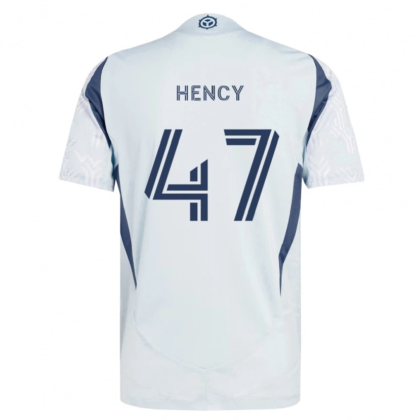 Danxen Pánské Billy Hency #47 Modrá Šedá Bílá Daleko Hráčské Dresy 2026/27 Dres