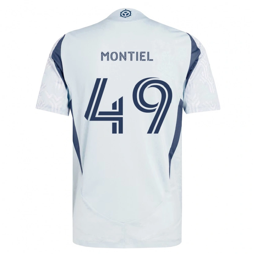 Danxen Pánské Jhonier Montiel #49 Modrá Šedá Bílá Daleko Hráčské Dresy 2026/27 Dres