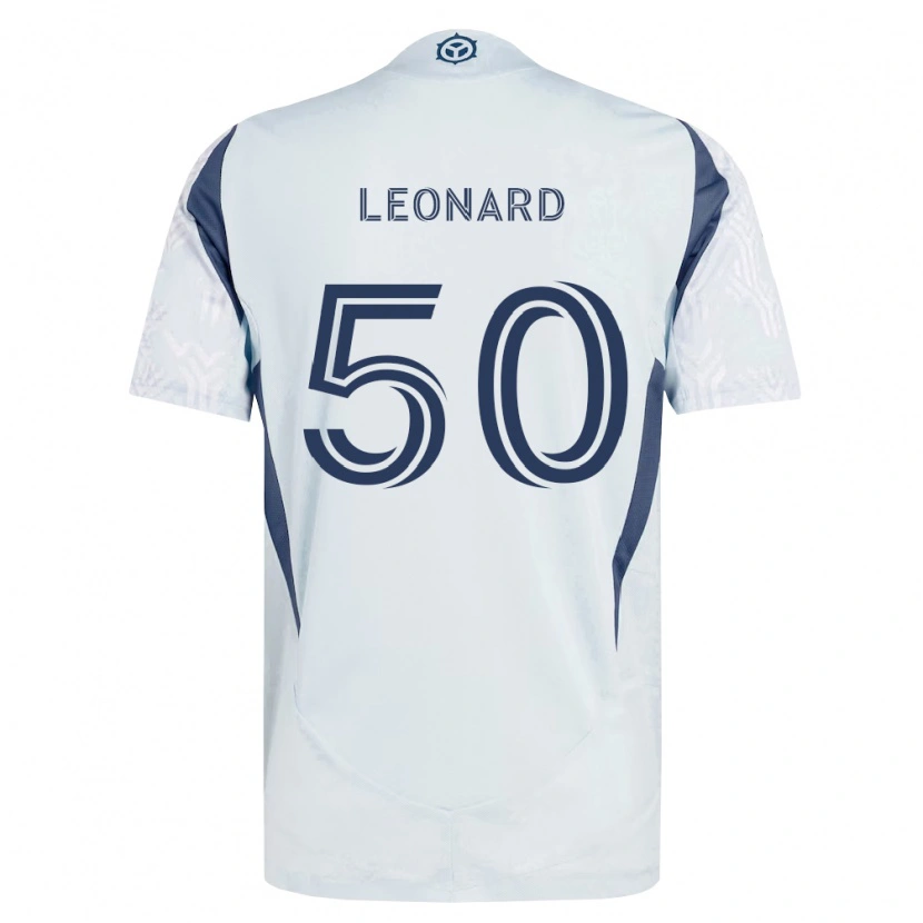 Danxen Pánské Eric Leonard #50 Modrá Šedá Bílá Daleko Hráčské Dresy 2026/27 Dres