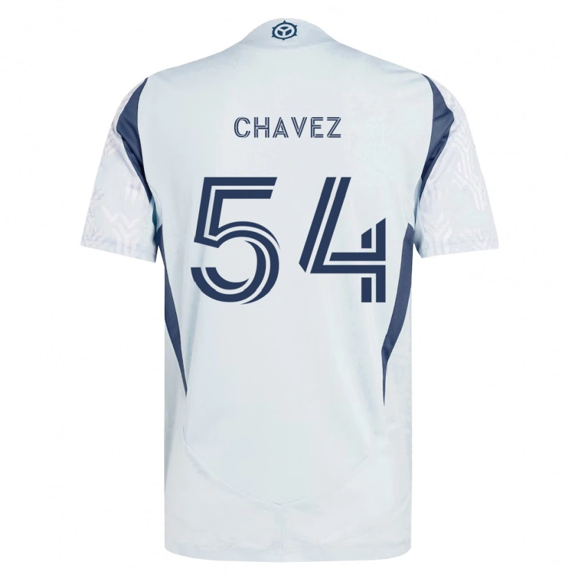 Danxen Pánské Emiliano Chavez #54 Modrá Šedá Bílá Daleko Hráčské Dresy 2026/27 Dres