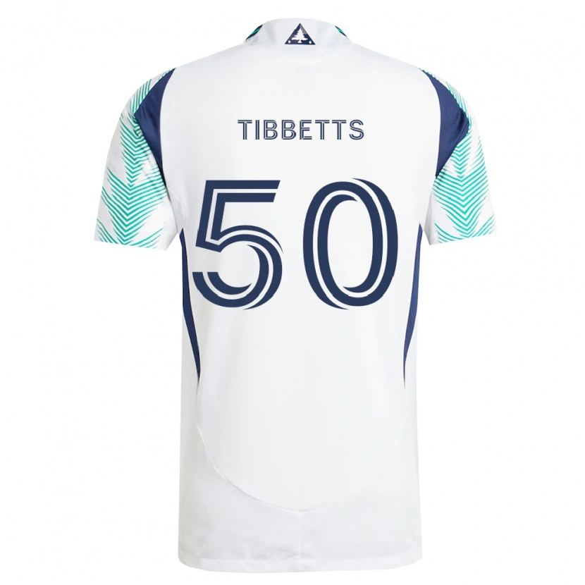 Danxen Pánské Matthew Tibbetts #50 Bílá Tmavě Modrá Světle Zelená Daleko Hráčské Dresy 2026/27 Dres